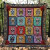 Skull Quilt Blanket Ver 82  Quilt